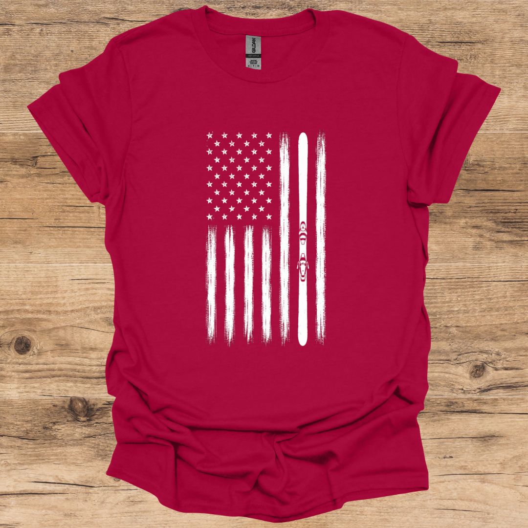 Vintage Ski Flag T-Shirt