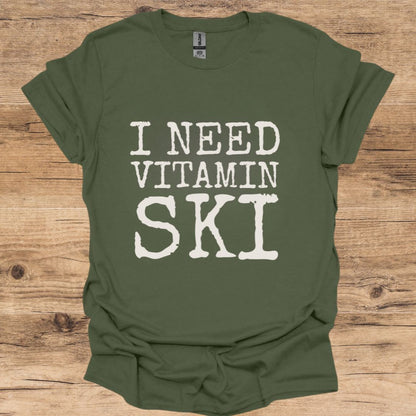 I Need Vitamin Ski T-Shirt
