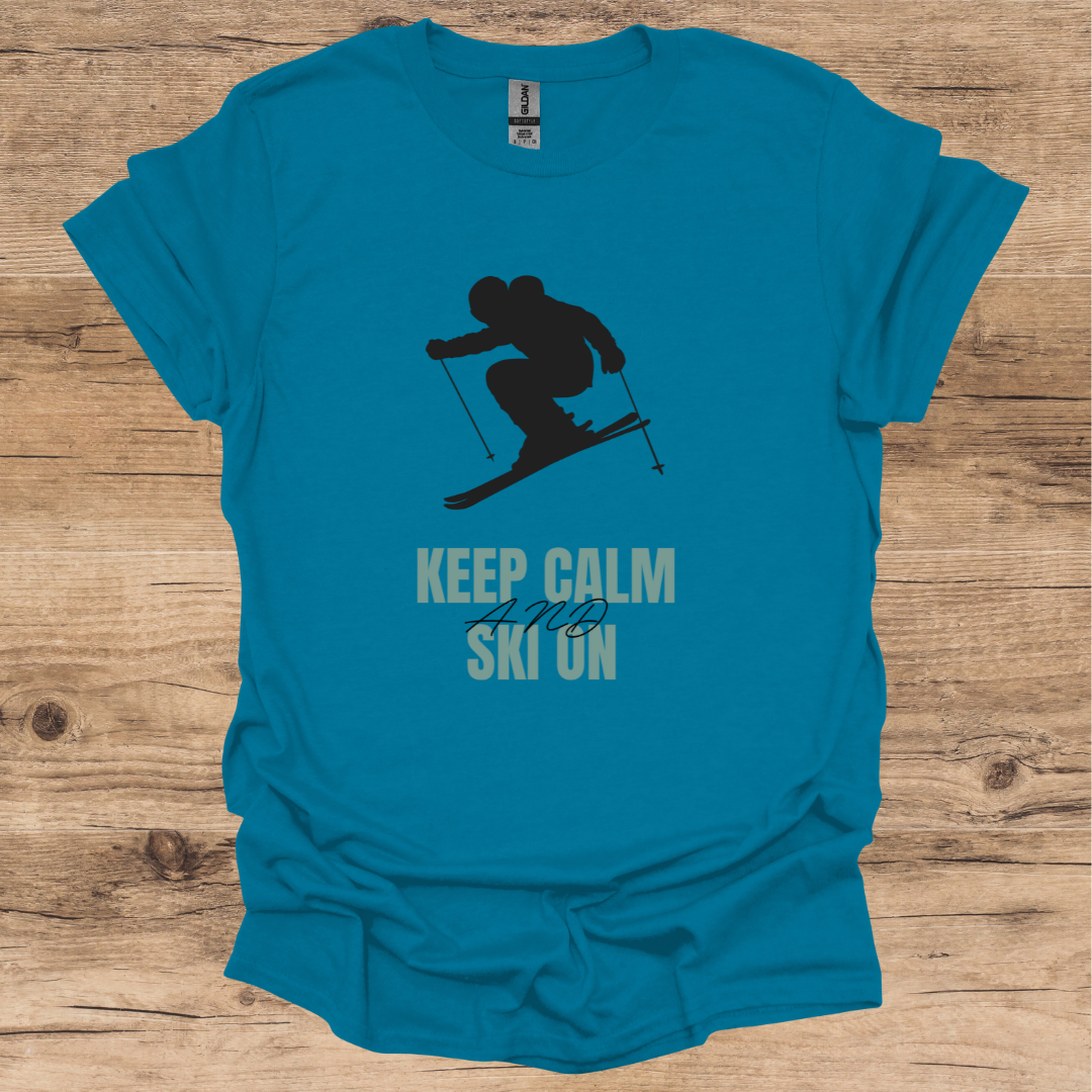 Calm & Ski On_B T-Shirt