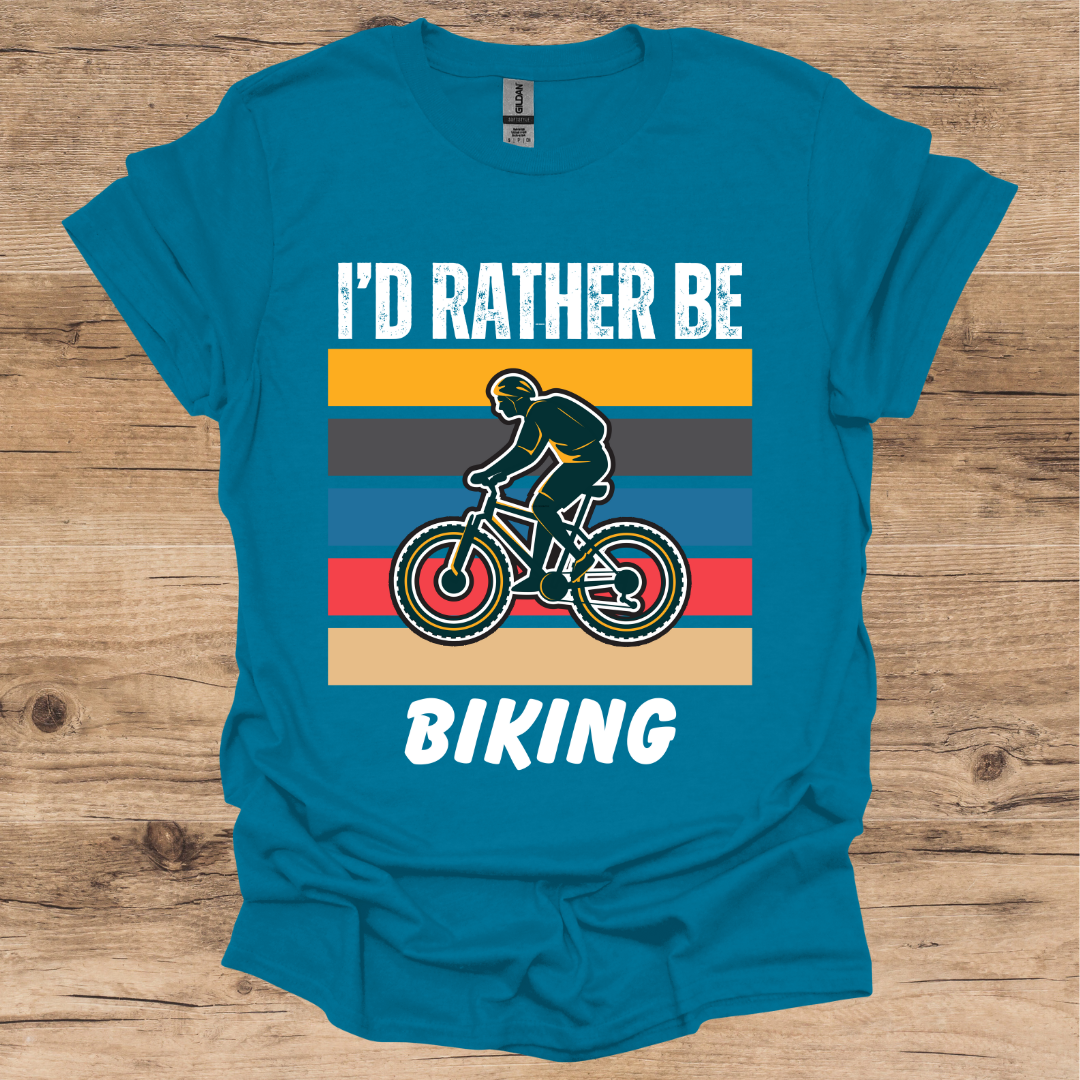 I'd Rather Be Biking T-Shirt