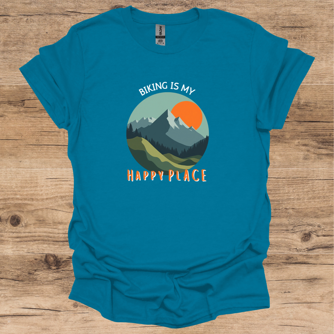 Biking Happy Place T-Shirt