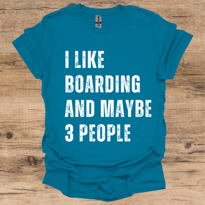 Boarding & 3 People T-Shirt