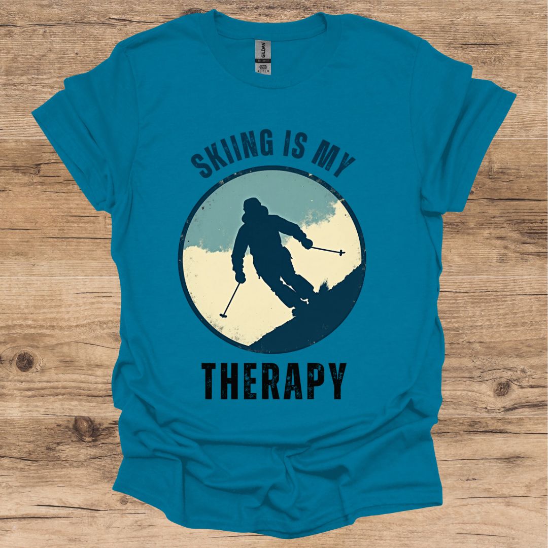 Skiing Therapy T-Shirt