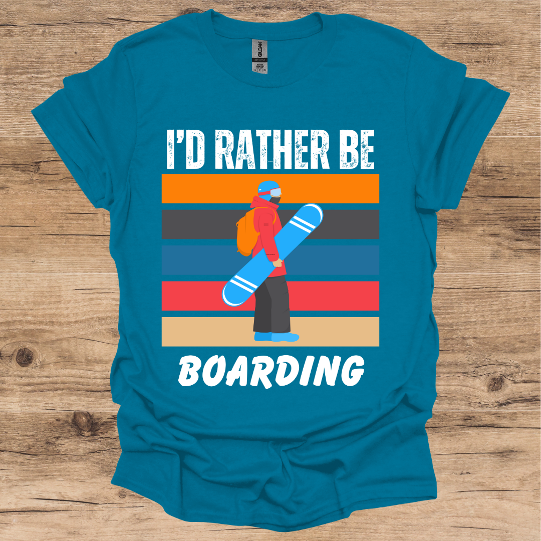 I'd Rather Be Boarding T-Shirt