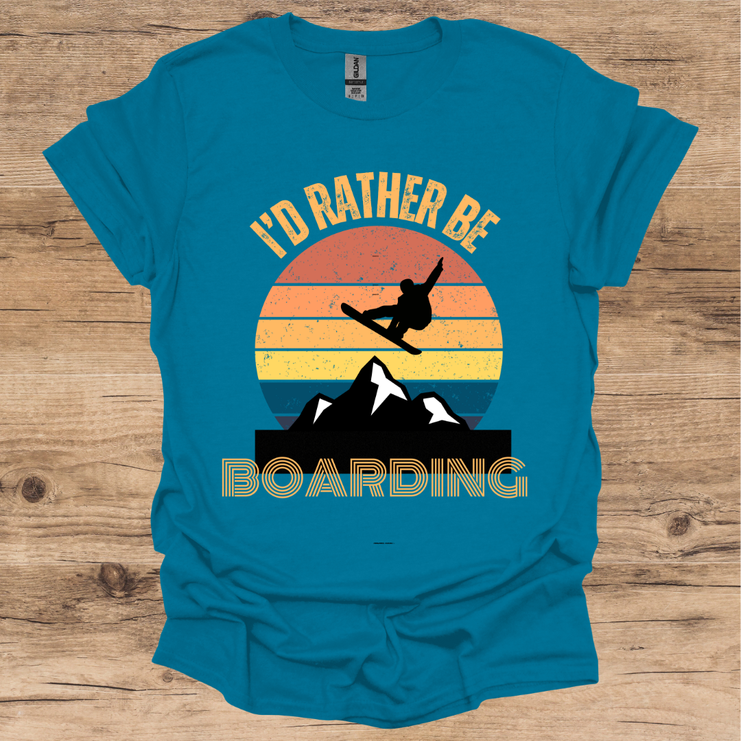 I'd Rather be Boarding_Vintage T-Shirt