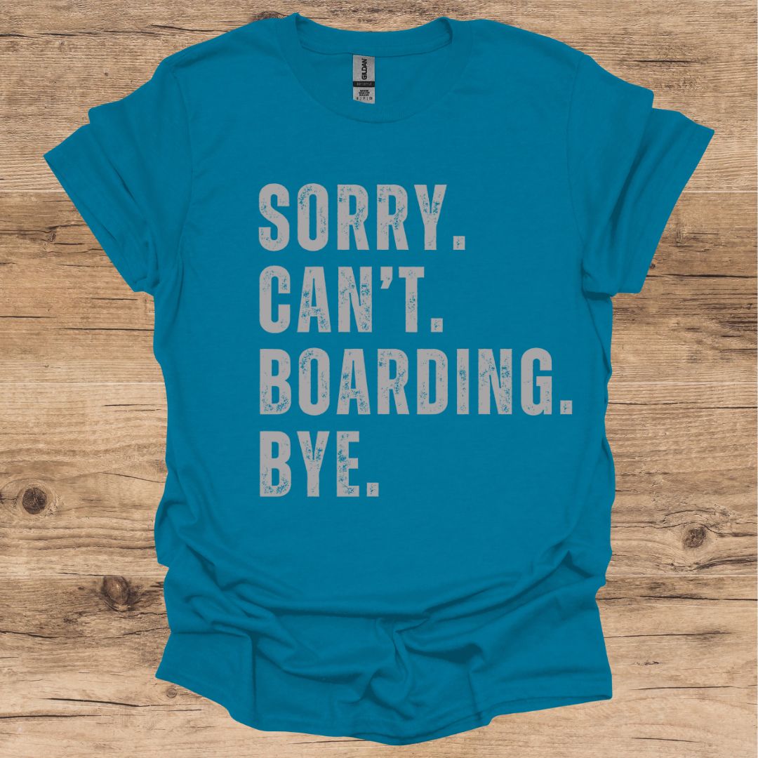 Boarding_Bye T-Shirt