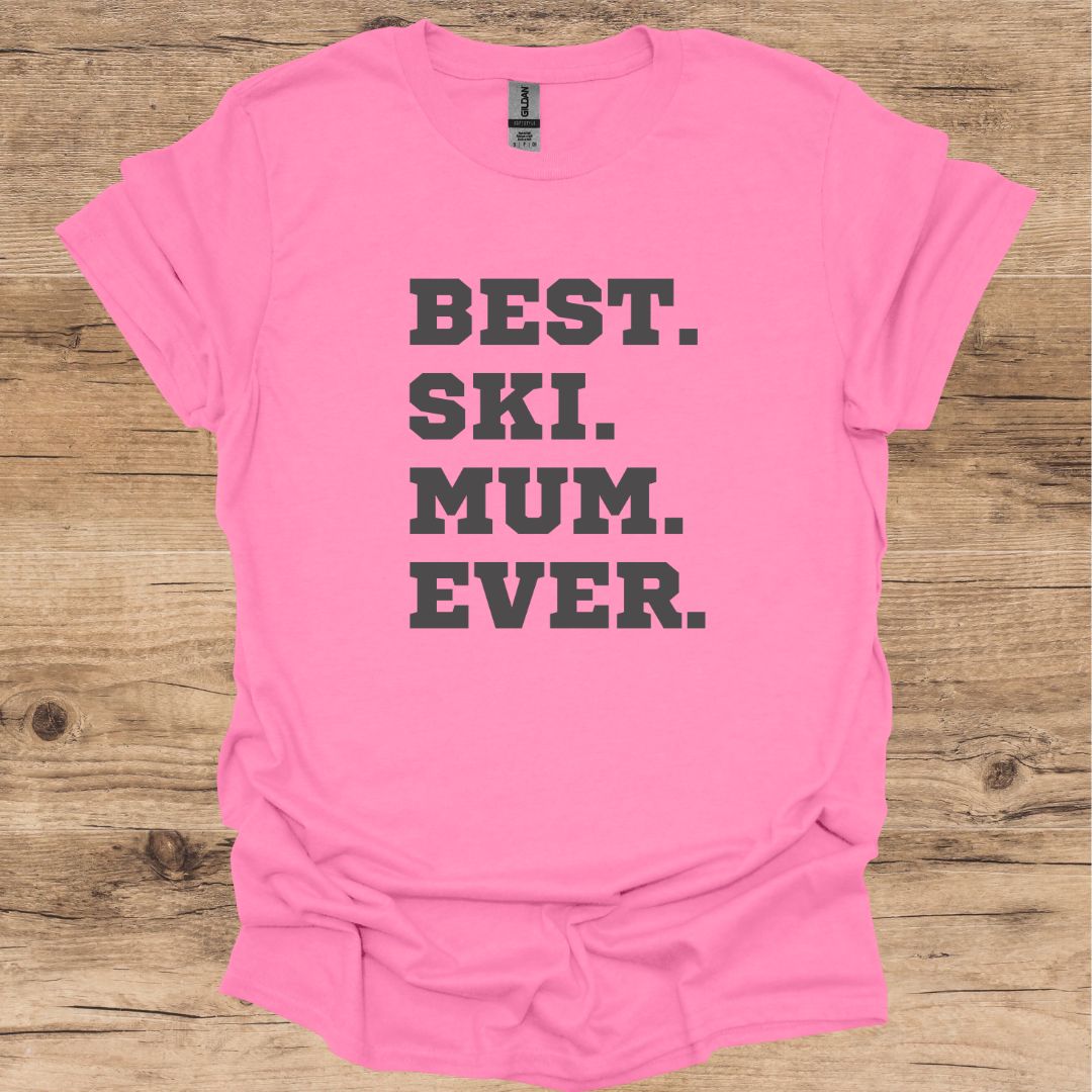 Best Ski Mum T-Shirt