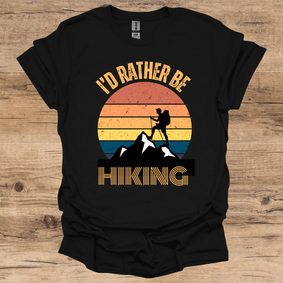 I'd Rather be Hiking_Vintage T-Shirt