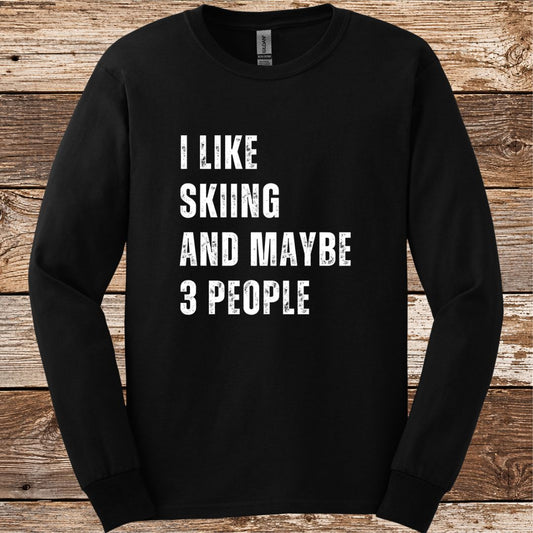 Like Skiing & 3 People Long Sleeve