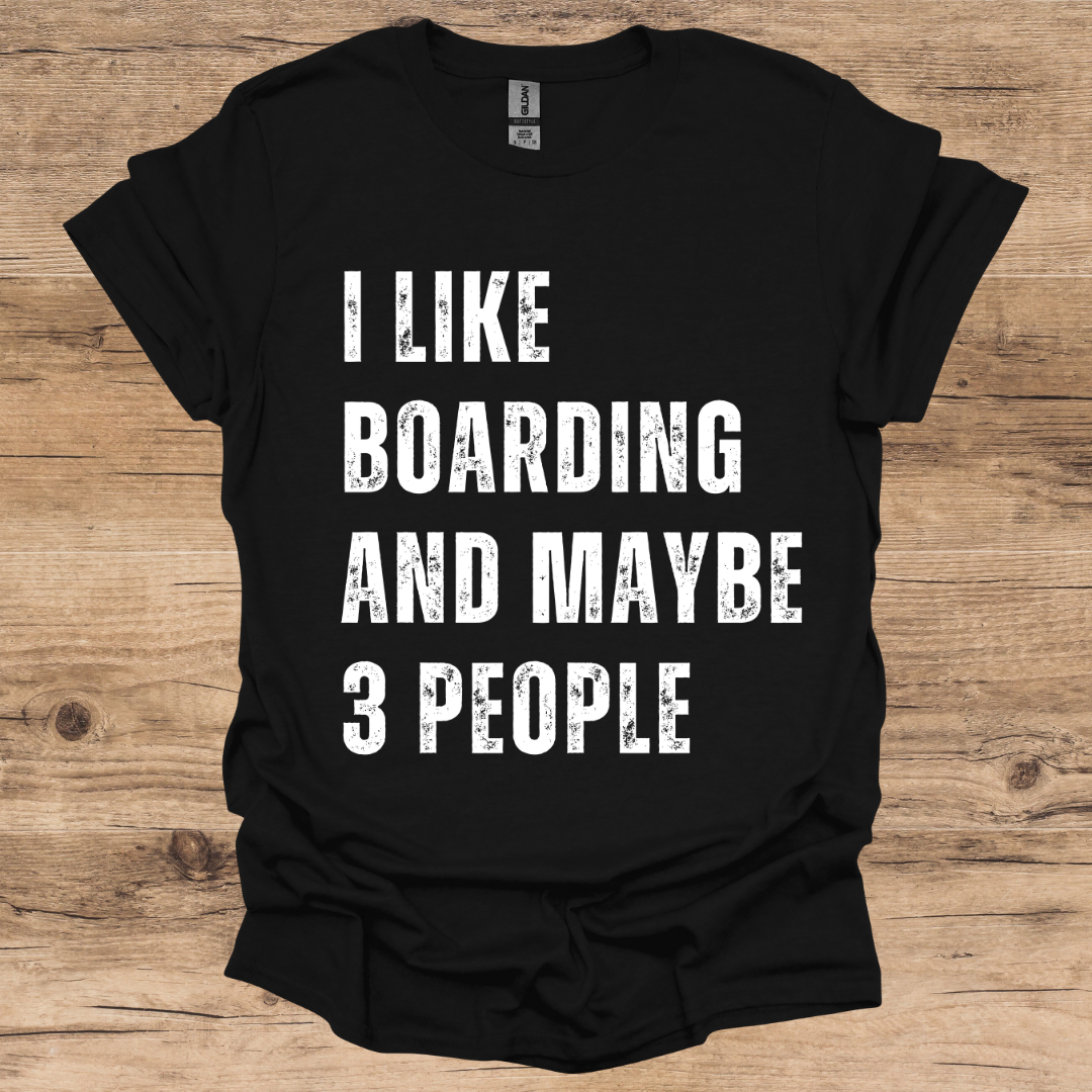 Boarding & 3 People T-Shirt