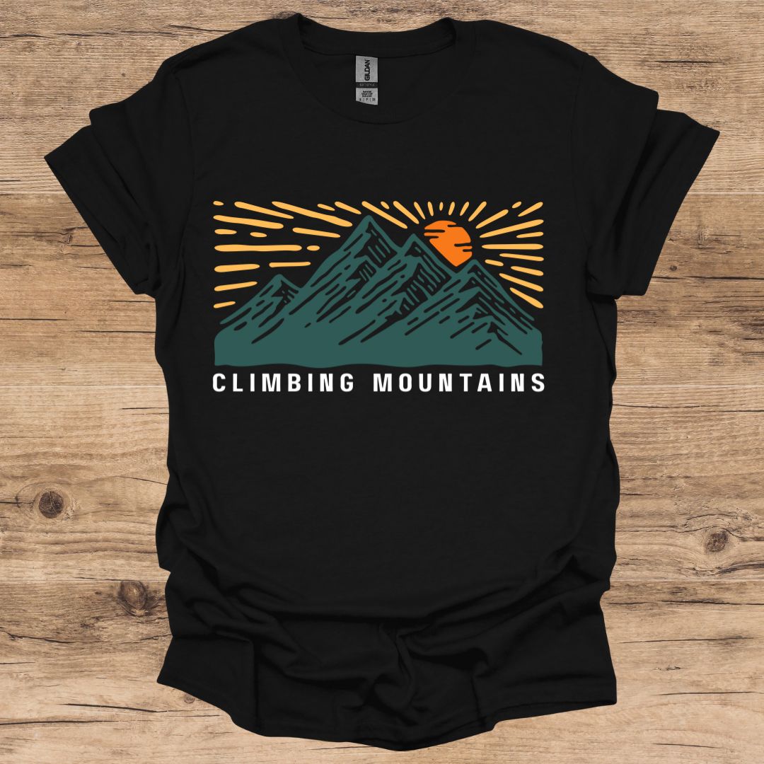 Climbing Mountains Graphic T-Shirt