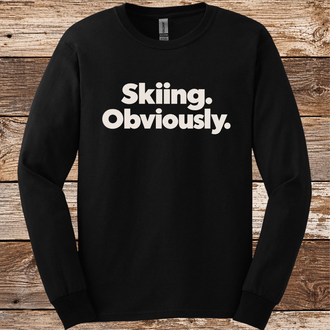 Skiing Obviously Long Sleeve