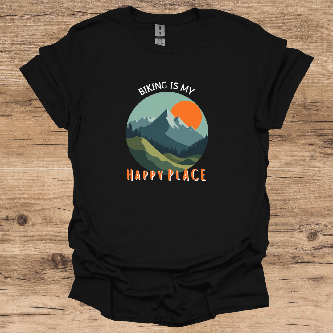 Biking Happy Place T-Shirt