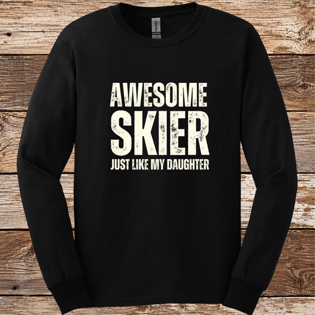 Awesome Skier Daughter Long Sleeve