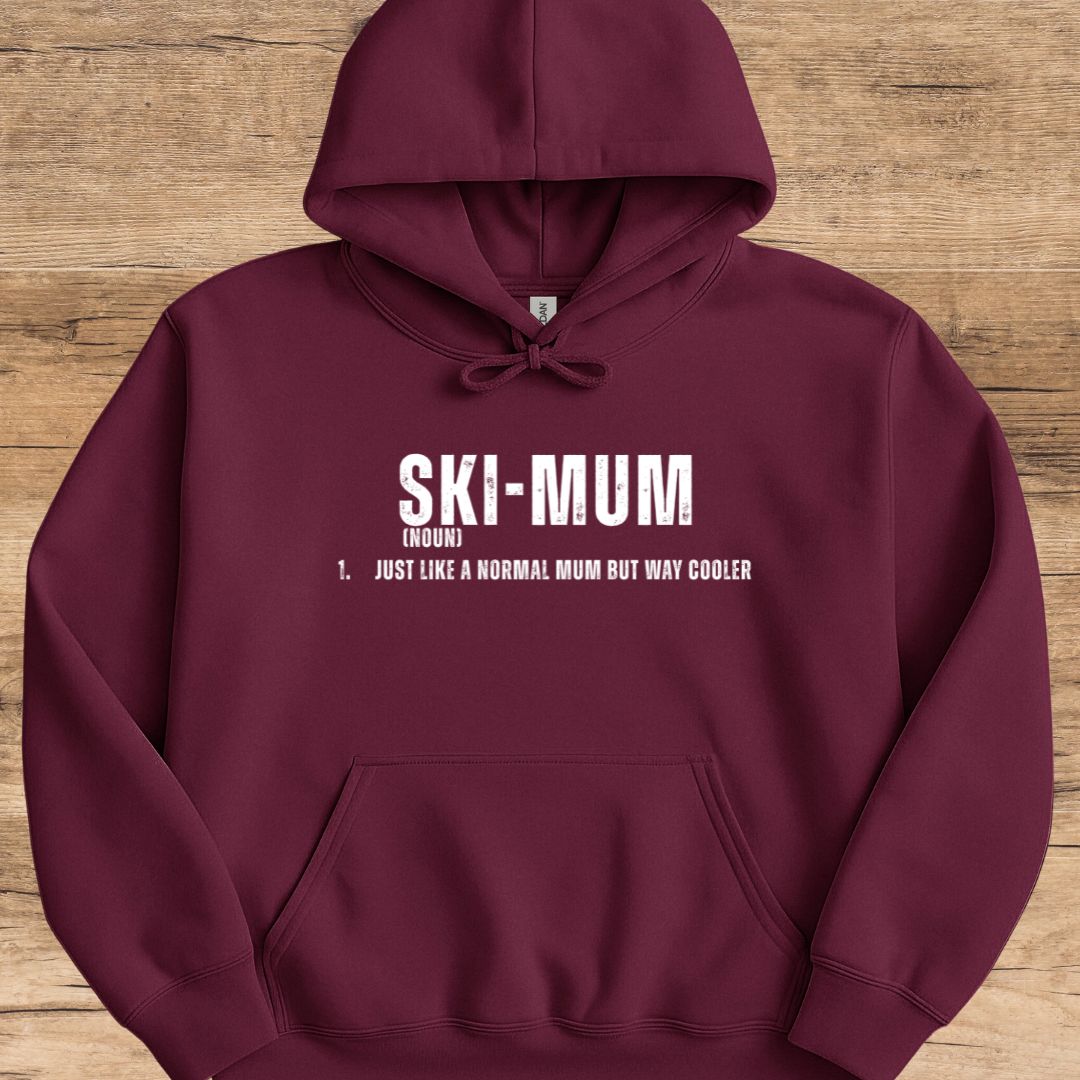 Ski Mum Noun Hoodie