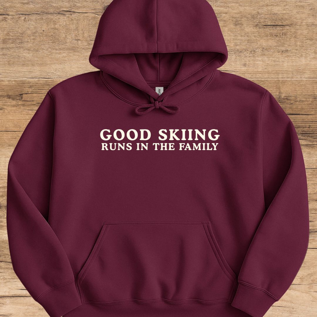 Good Skiing Family Hoodie