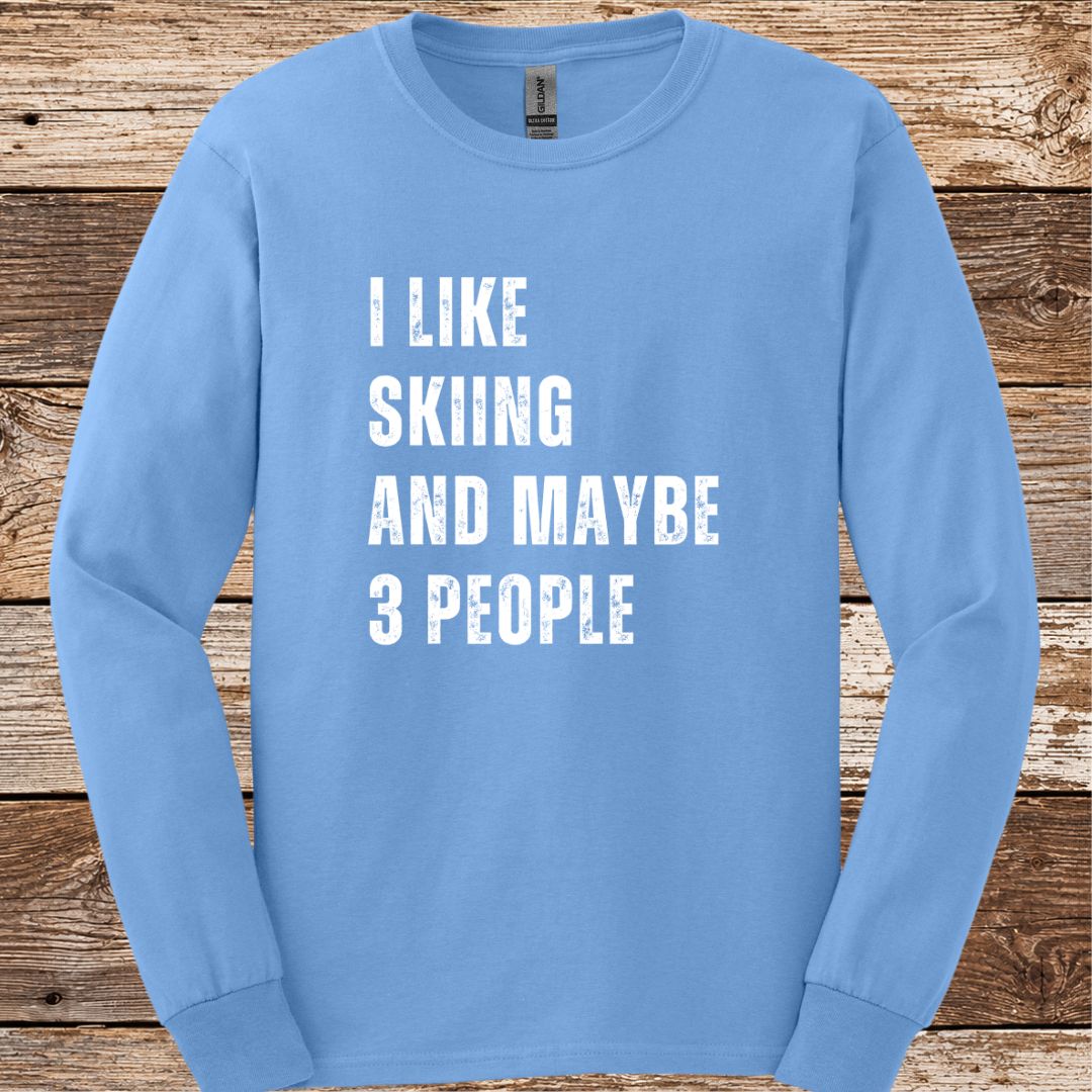 Like Skiing & 3 People Long Sleeve
