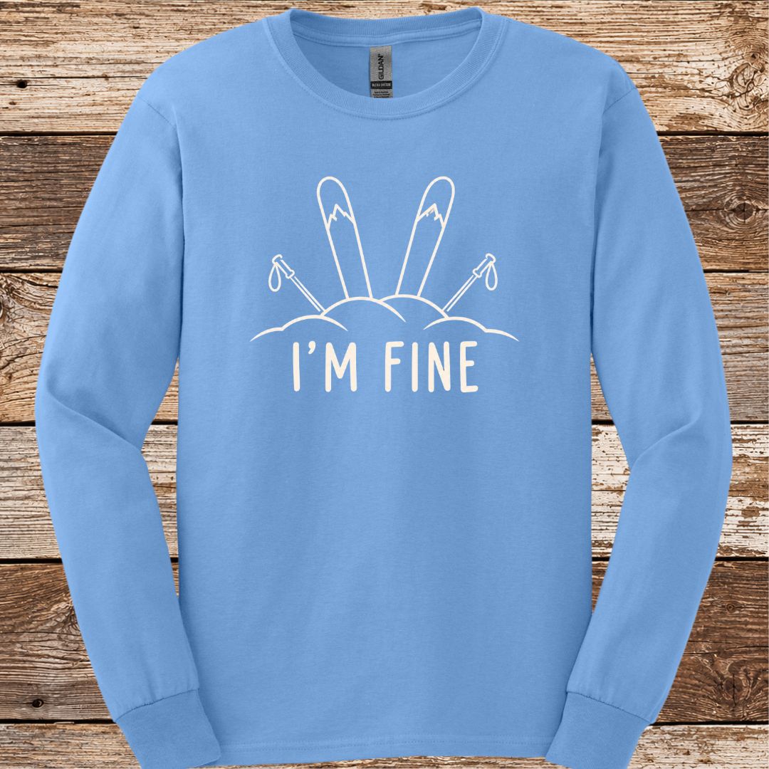 I'm Fine Skis Long Sleeve