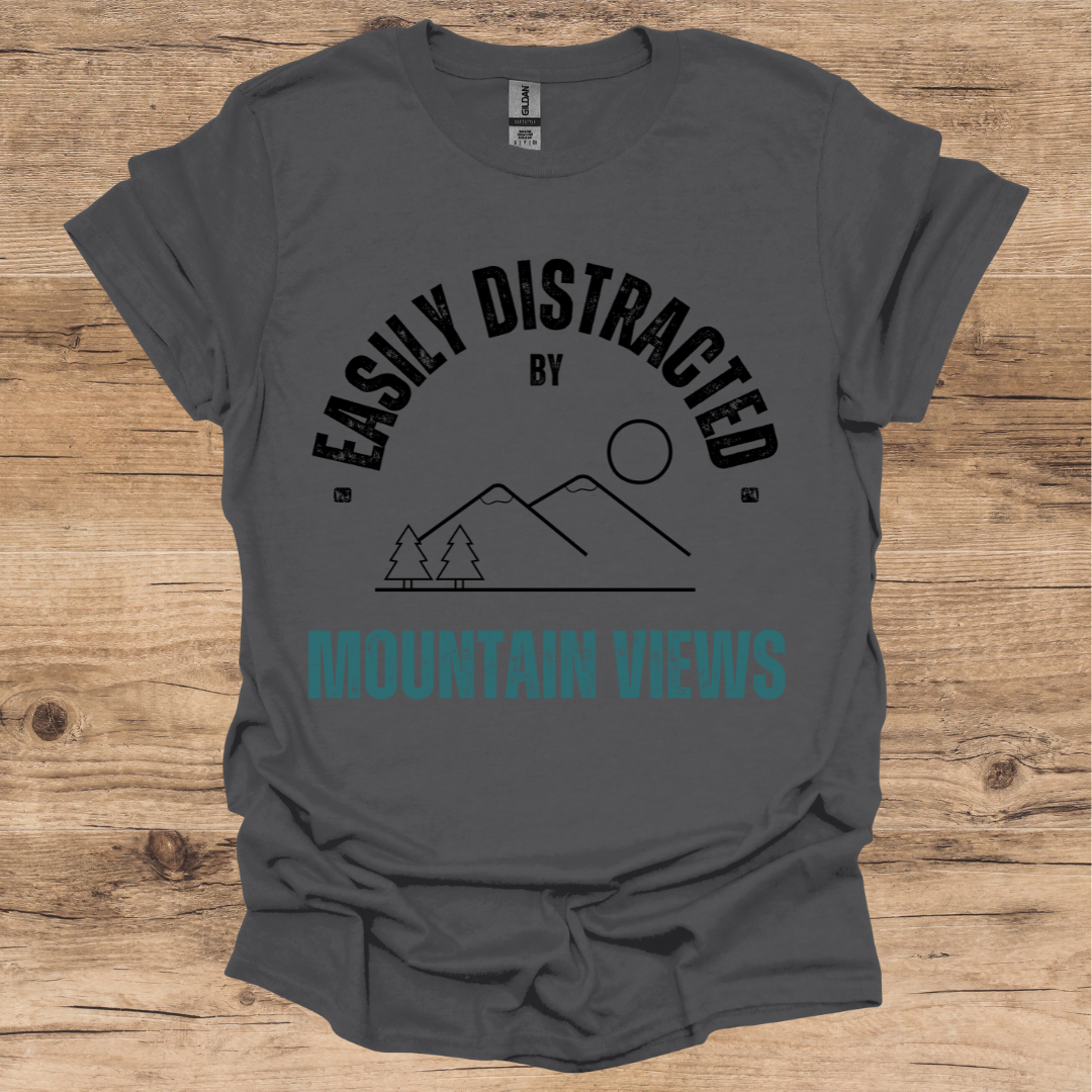 Easily Distracted_Mountain Views T-Shirt