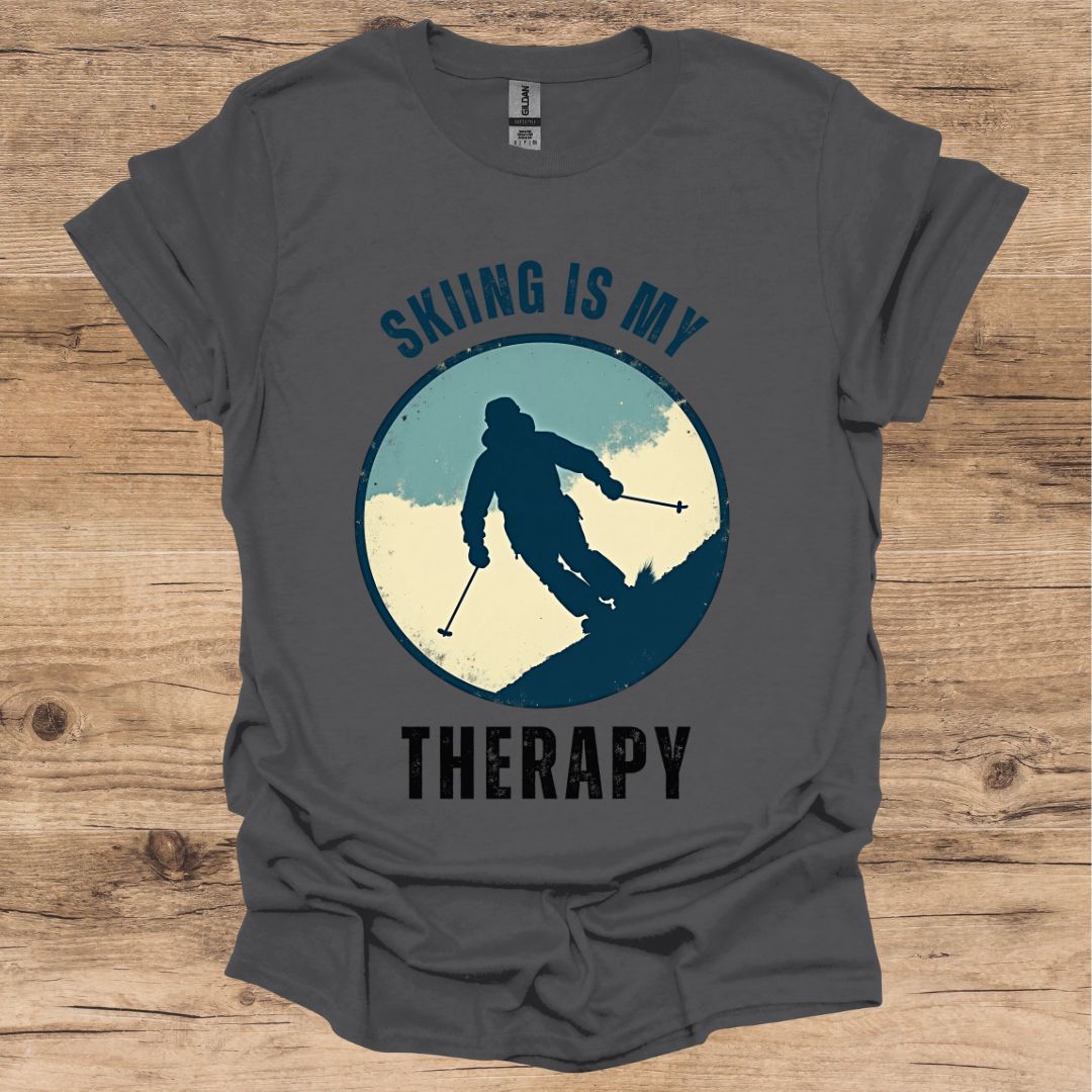 Skiing Therapy T-Shirt