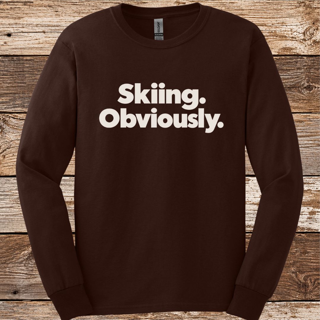 Skiing Obviously Long Sleeve