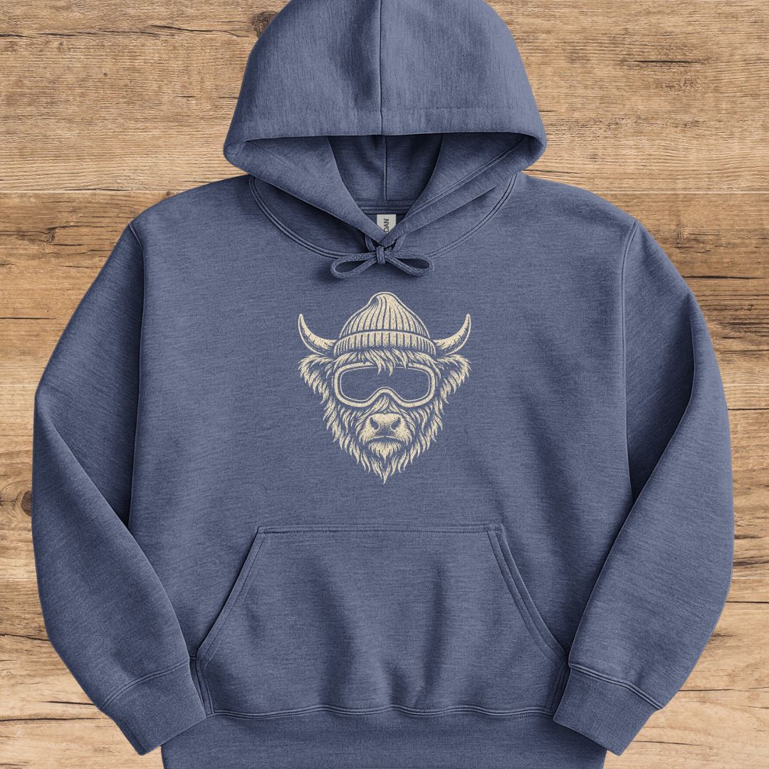 Cow_Mountain Goggles Hoodie