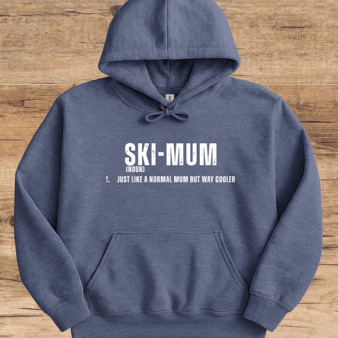 Ski Mum Noun Hoodie