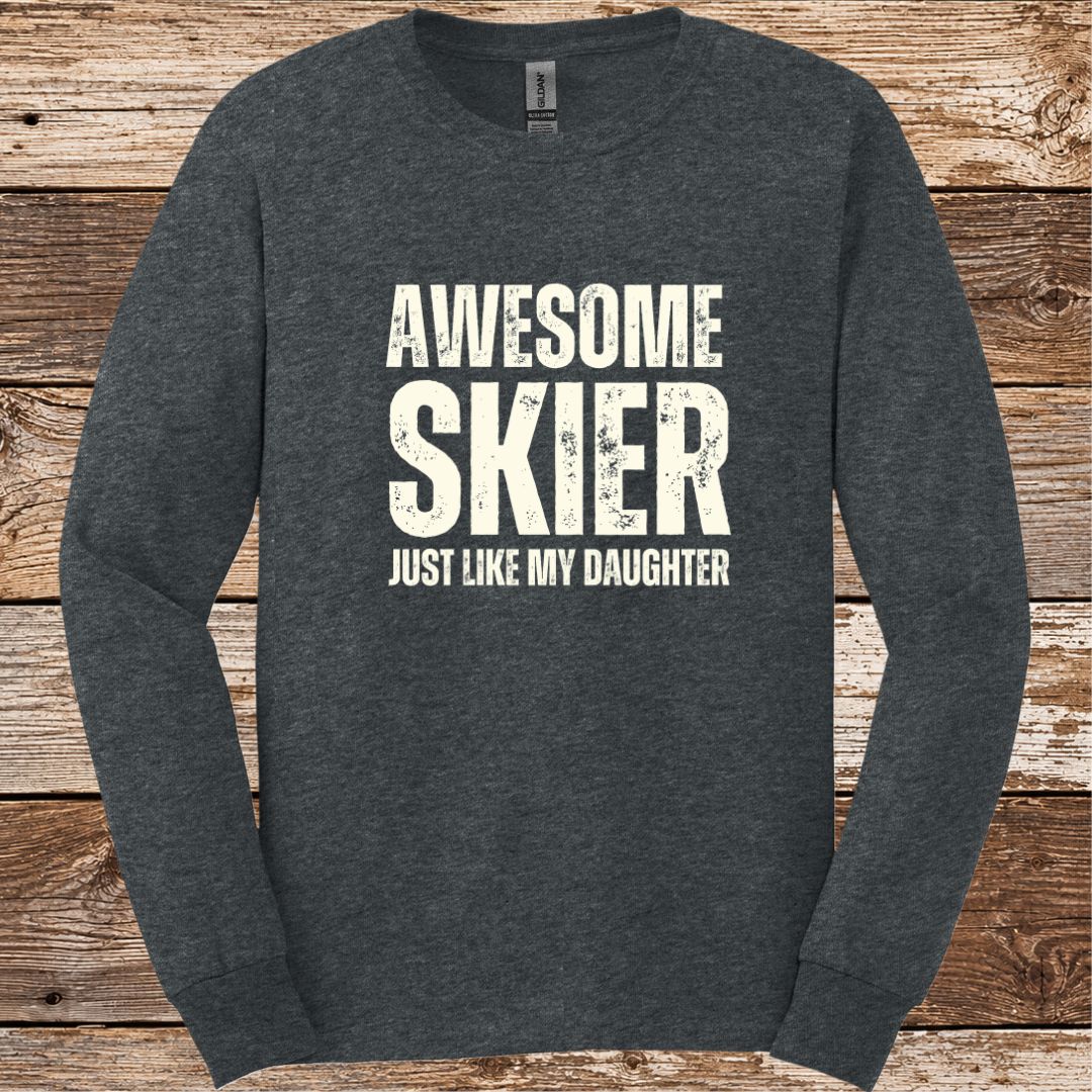 Awesome Skier Daughter Long Sleeve