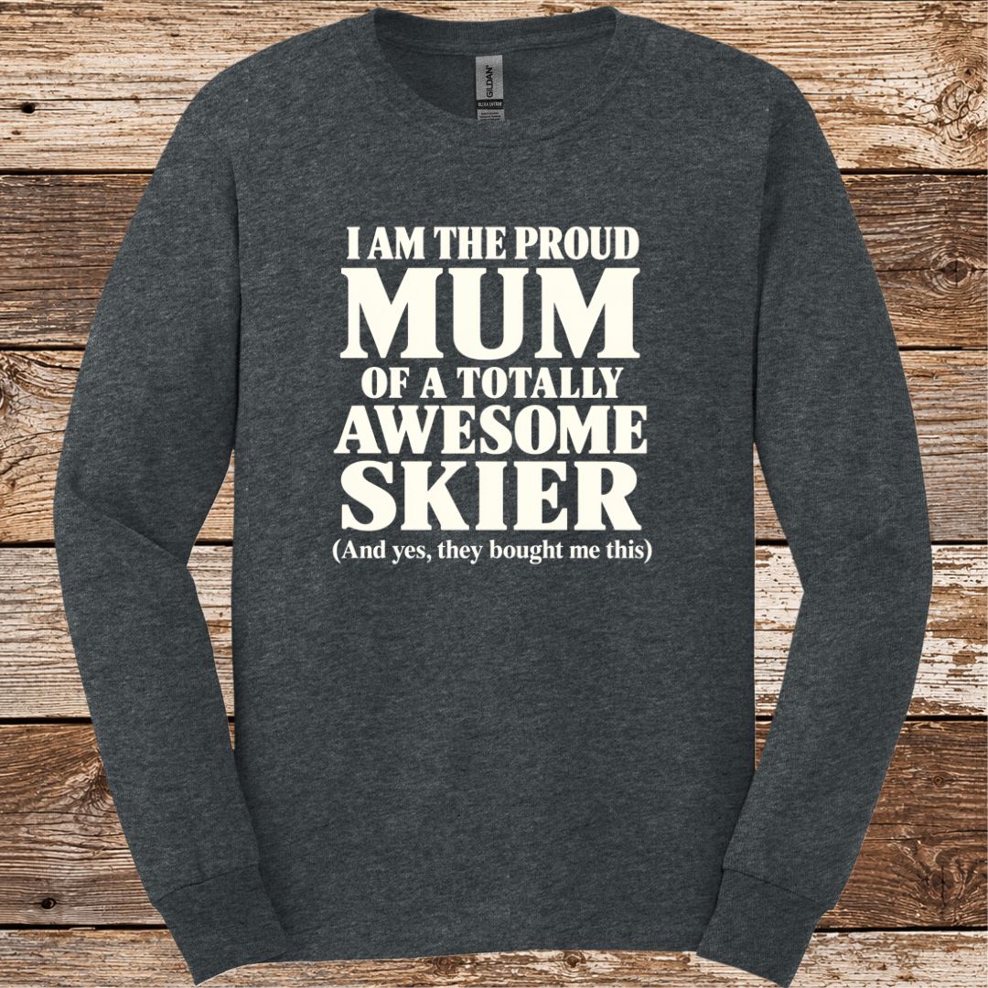 Proud Mum Skier Long Sleeve
