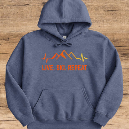 Live. Ski. Repeat. Hoodie