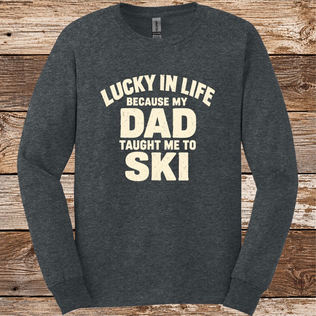 Lucky In Life Dad Long Sleeve