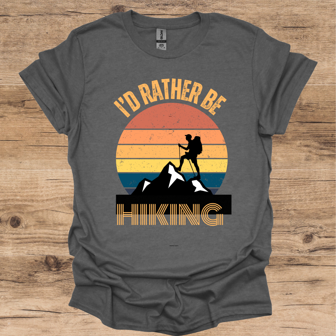 I'd Rather be Hiking_Vintage T-Shirt