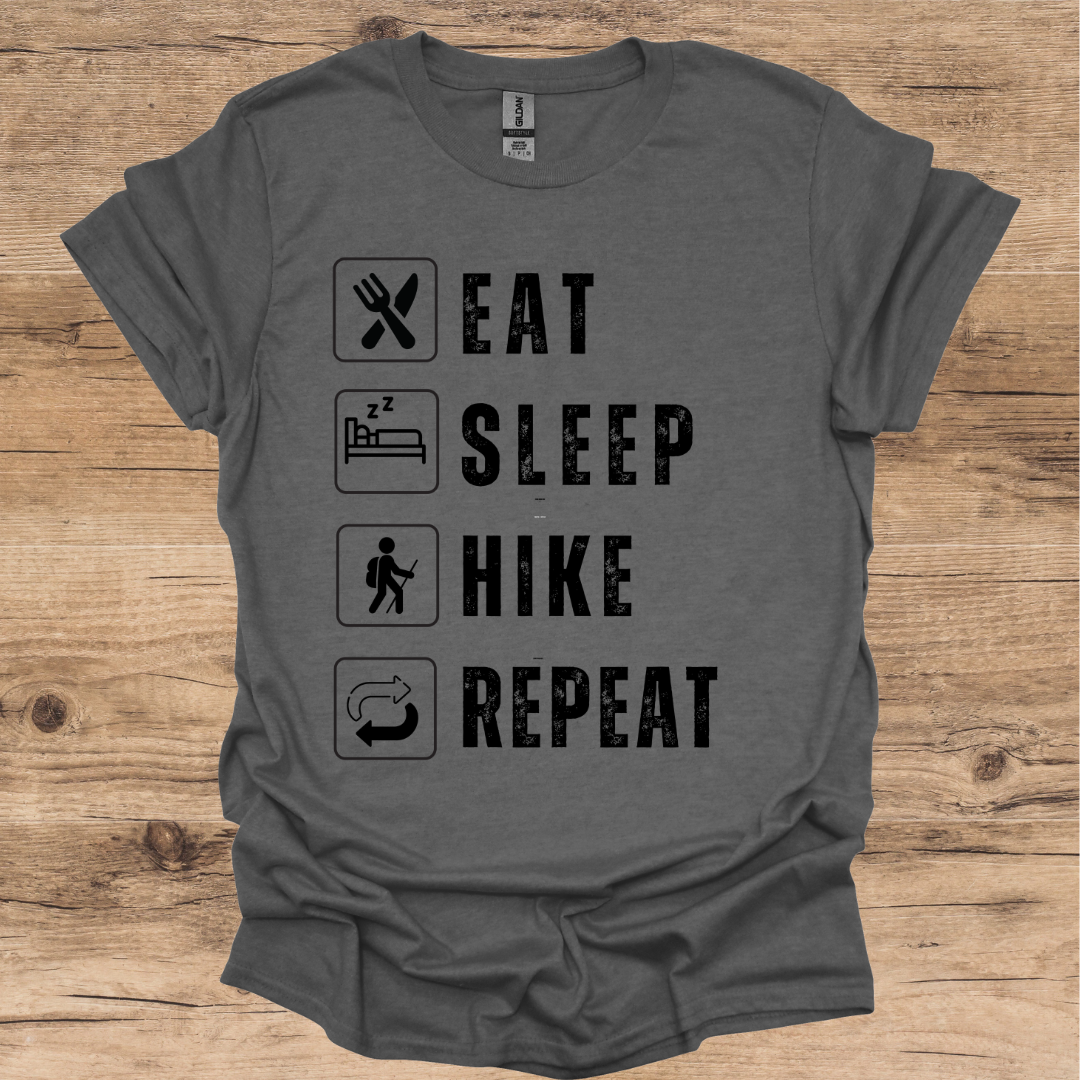 Eat, Sleep, Hike, Repeat T-Shirt