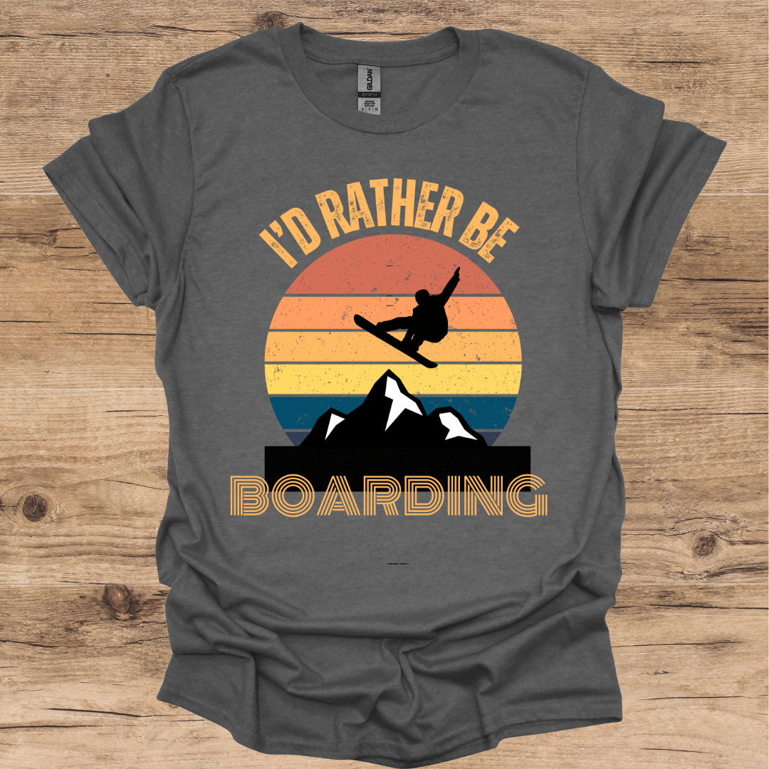 I'd Rather be Boarding_Vintage T-Shirt