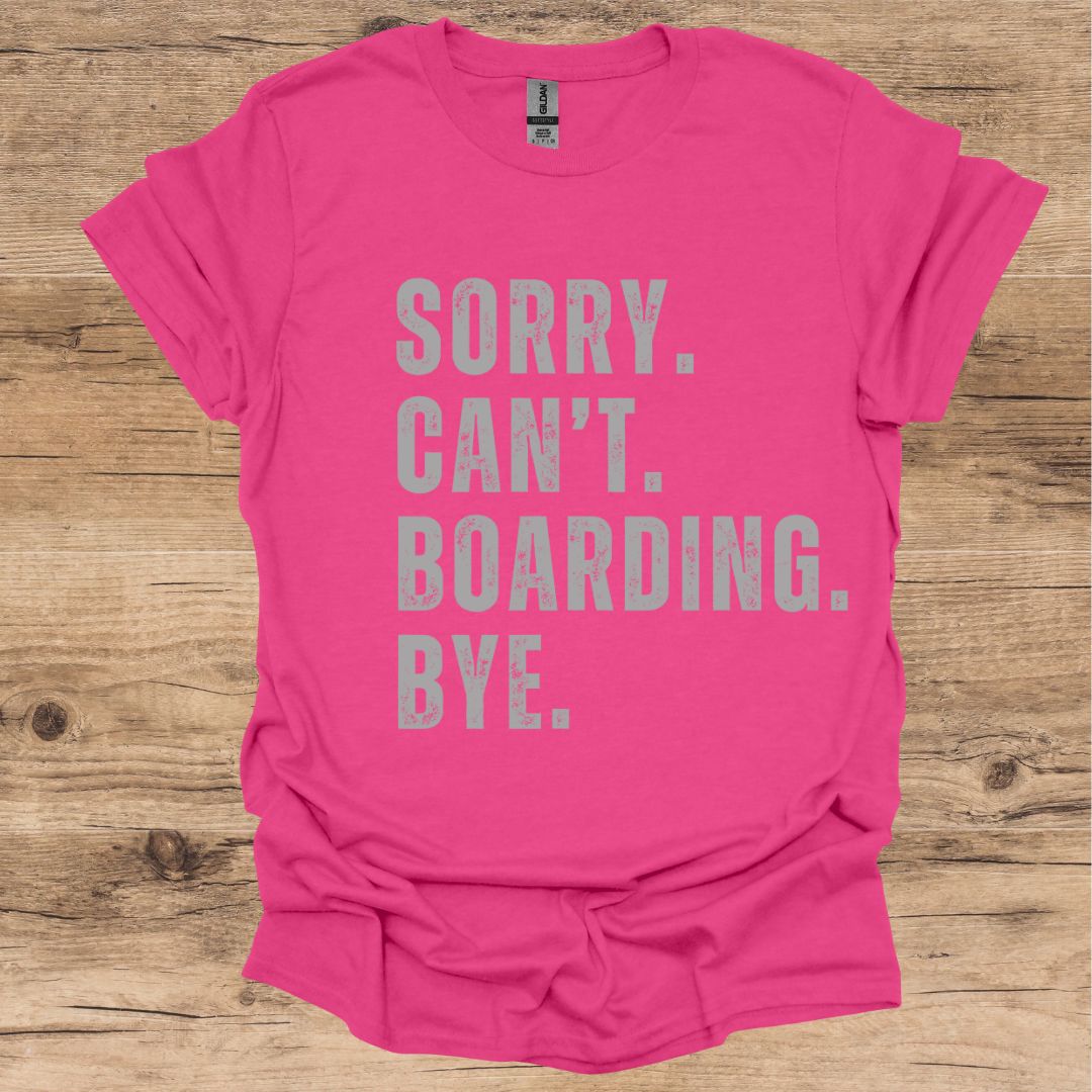 Boarding_Bye T-Shirt