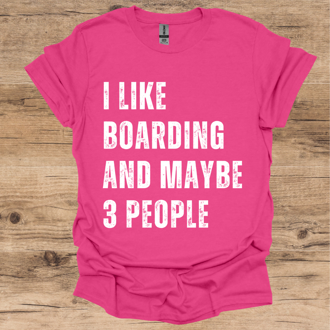 Boarding & 3 People T-Shirt