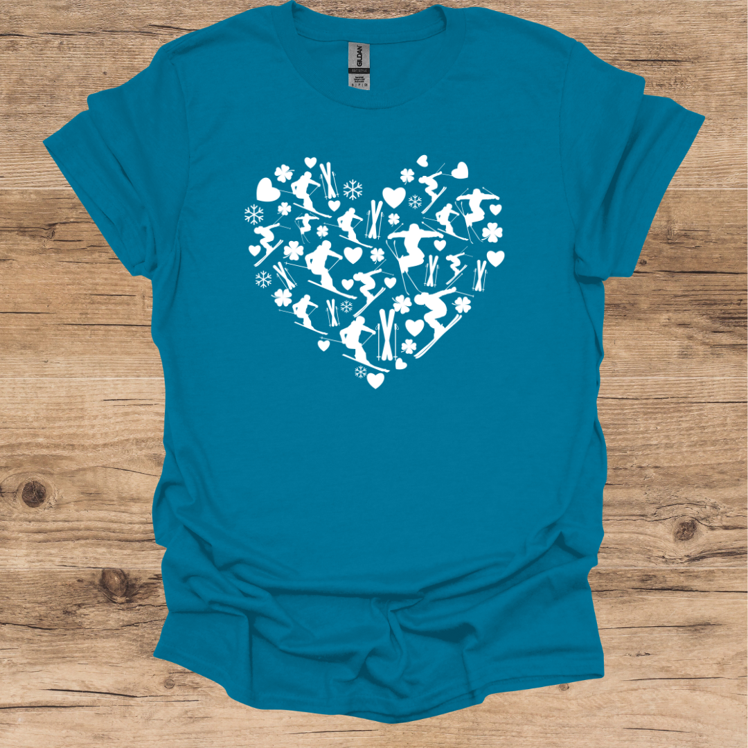St Patrick's Ski Love T-Shirt