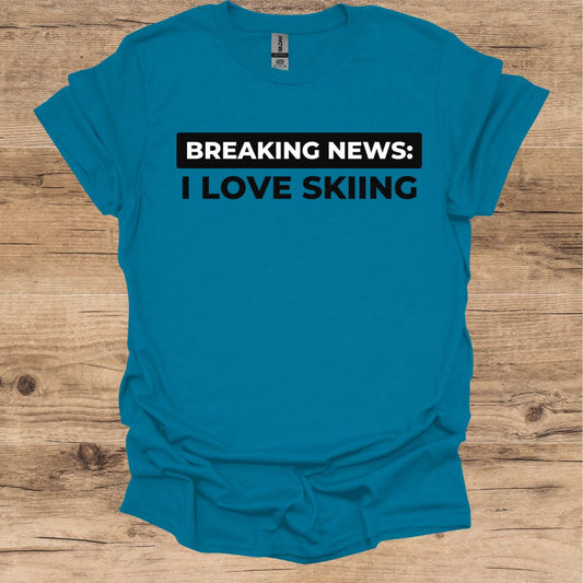 Breaking News_Skiing T-Shirt