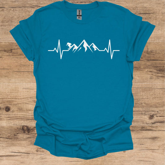 Heartbeat Skiing T-Shirt