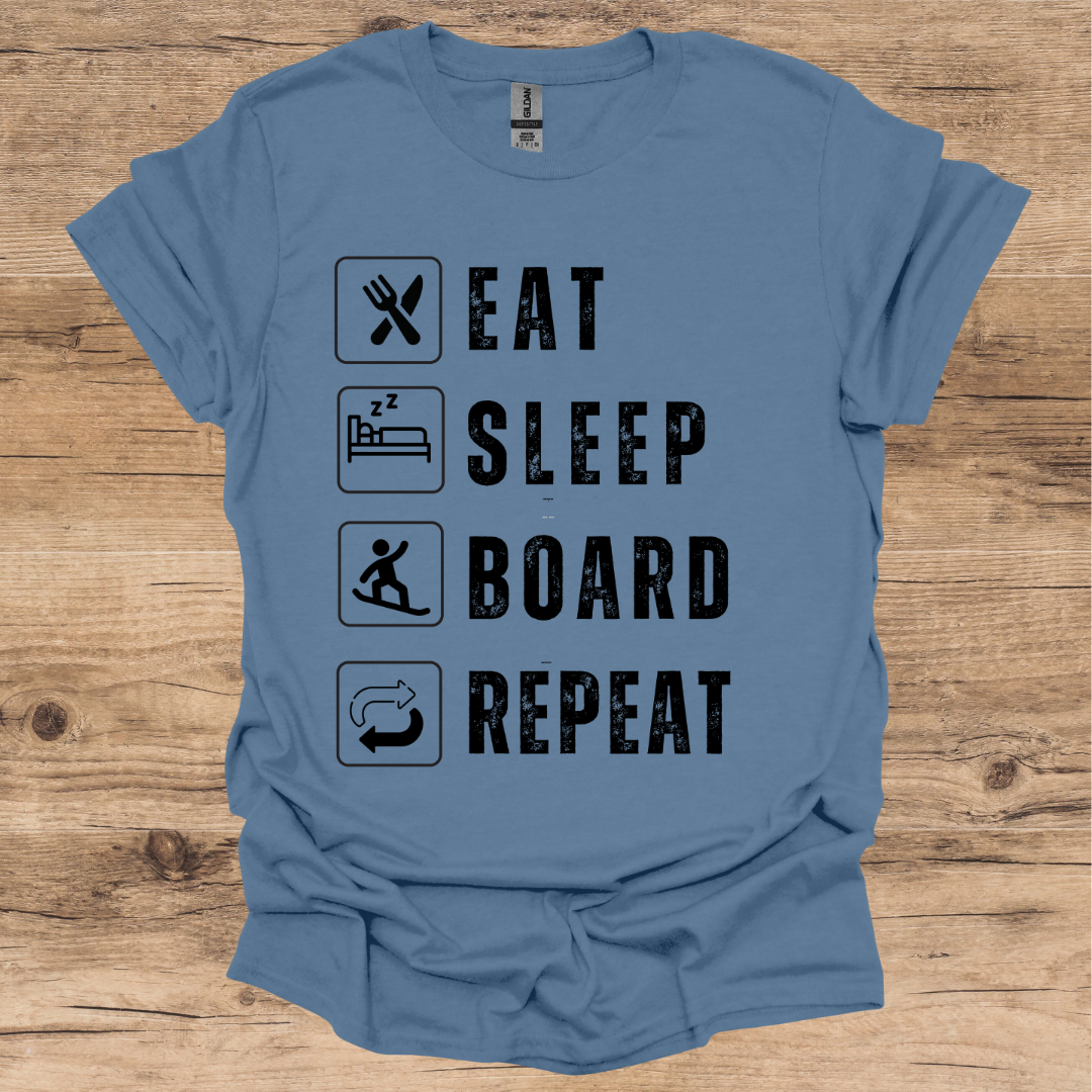 Eat, Sleep, Board, Repeat T-Shirt