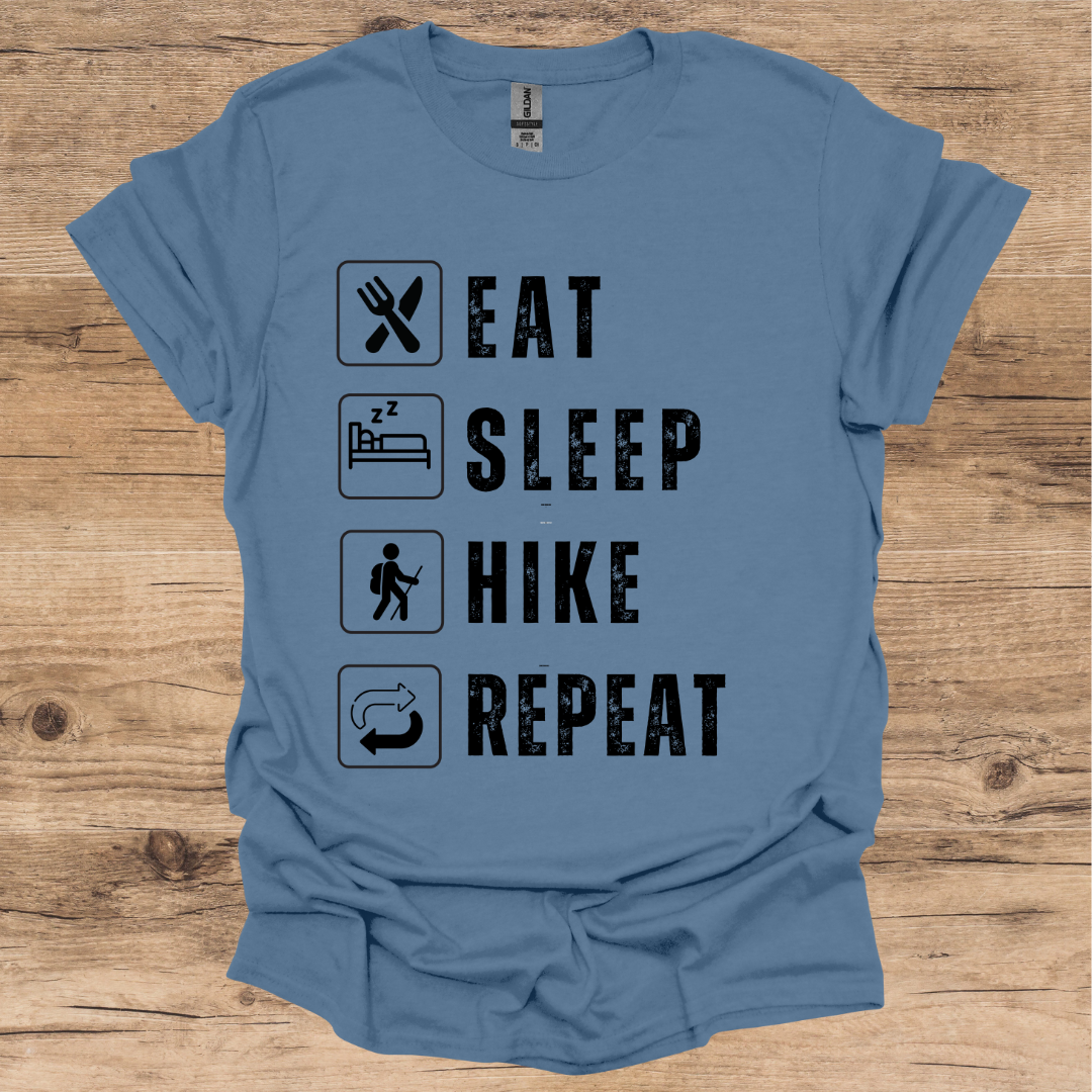 Eat, Sleep, Hike, Repeat T-Shirt