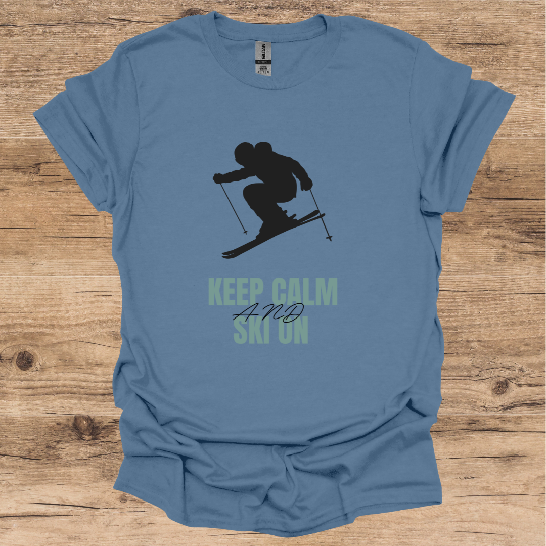 Calm & Ski On_B T-Shirt