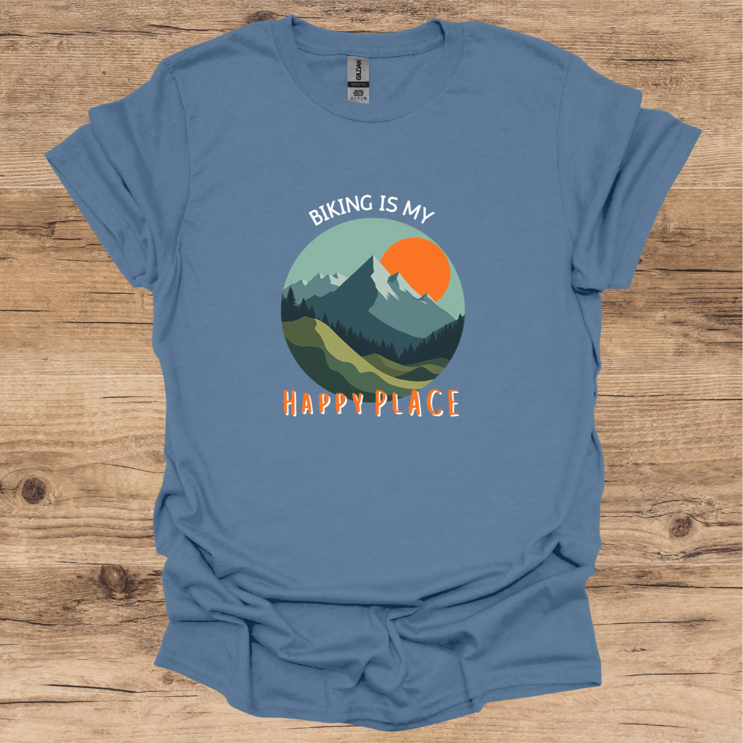 Biking Happy Place T-Shirt