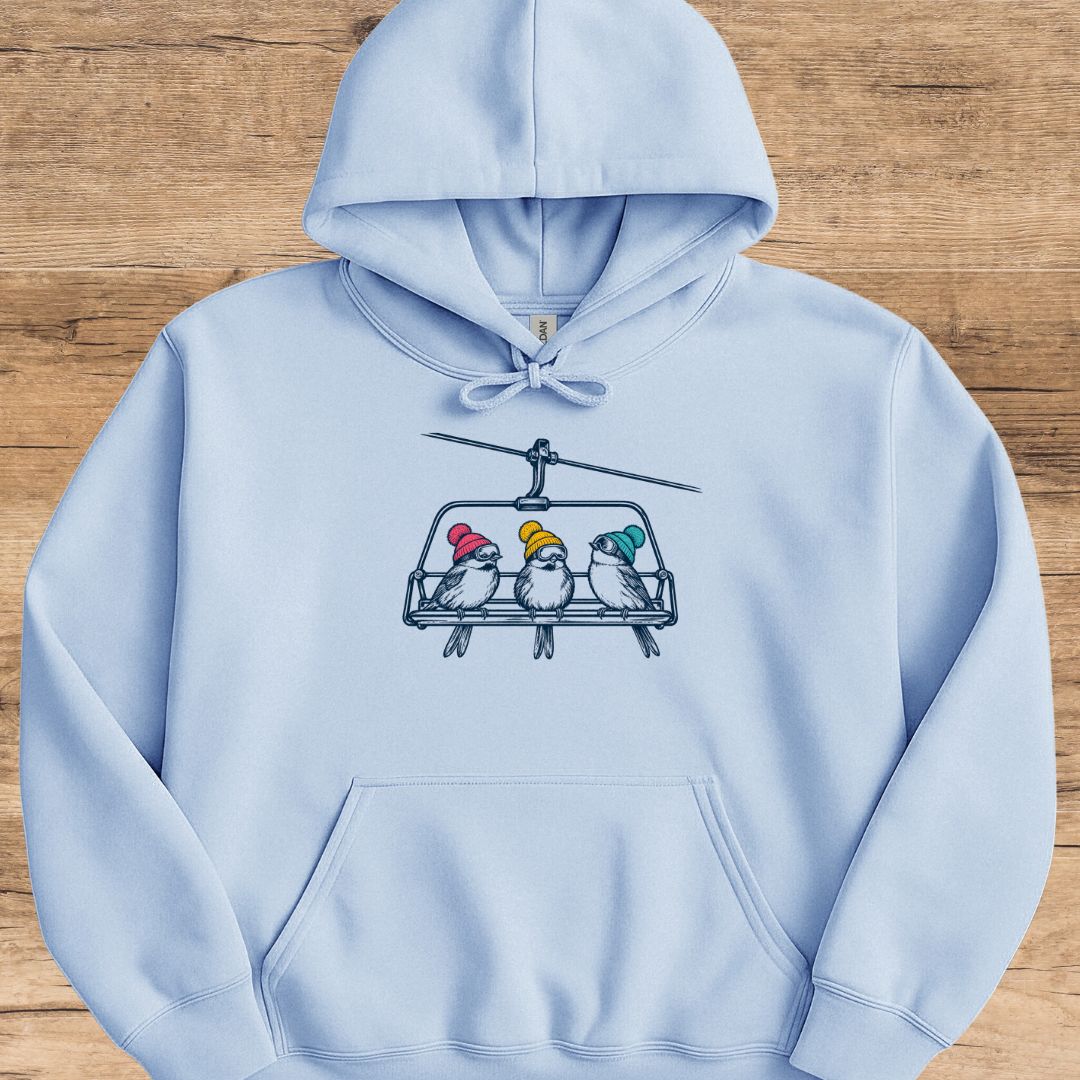 Chairlift Bird Beanie Hoodie