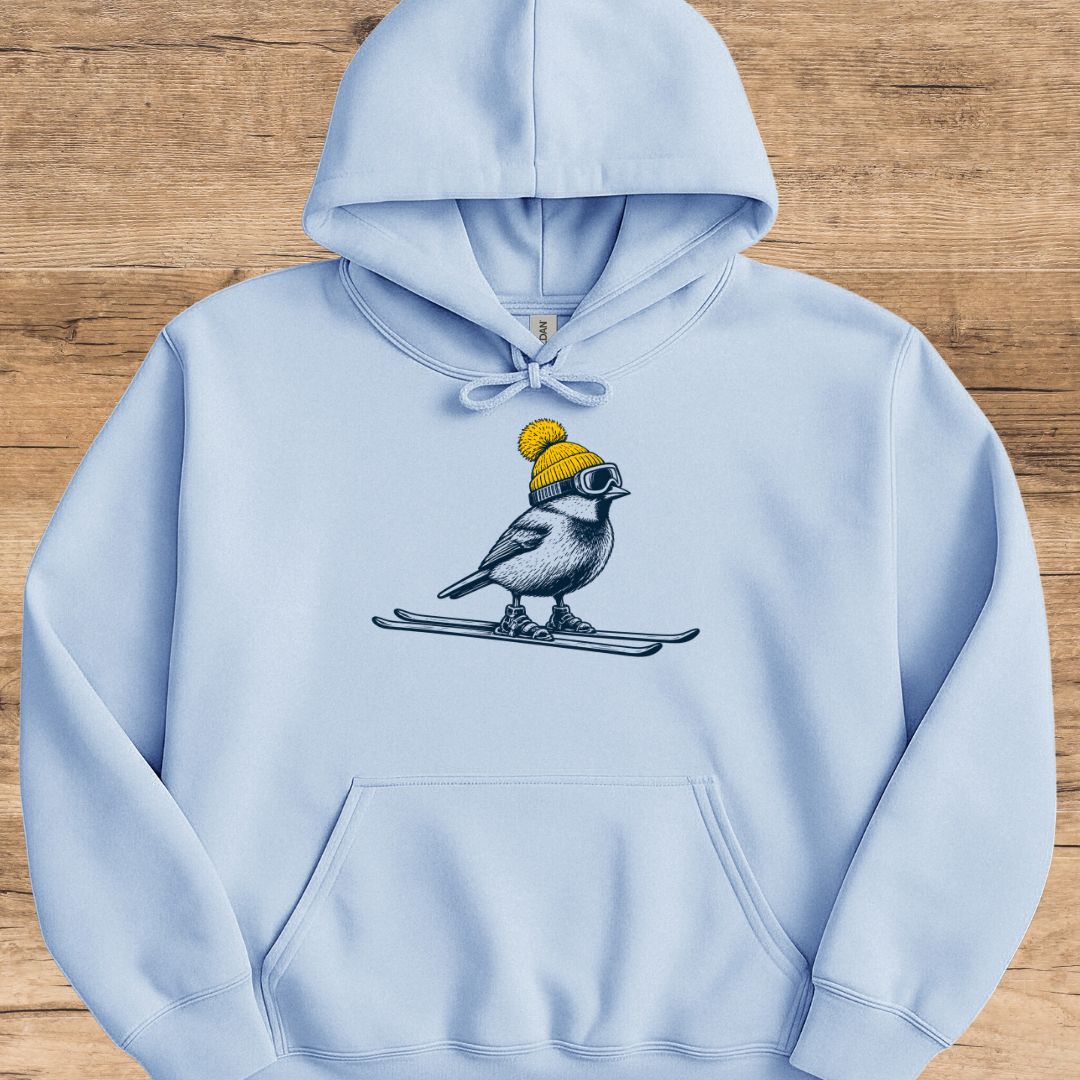 Ski Bird Beanie Hoodie