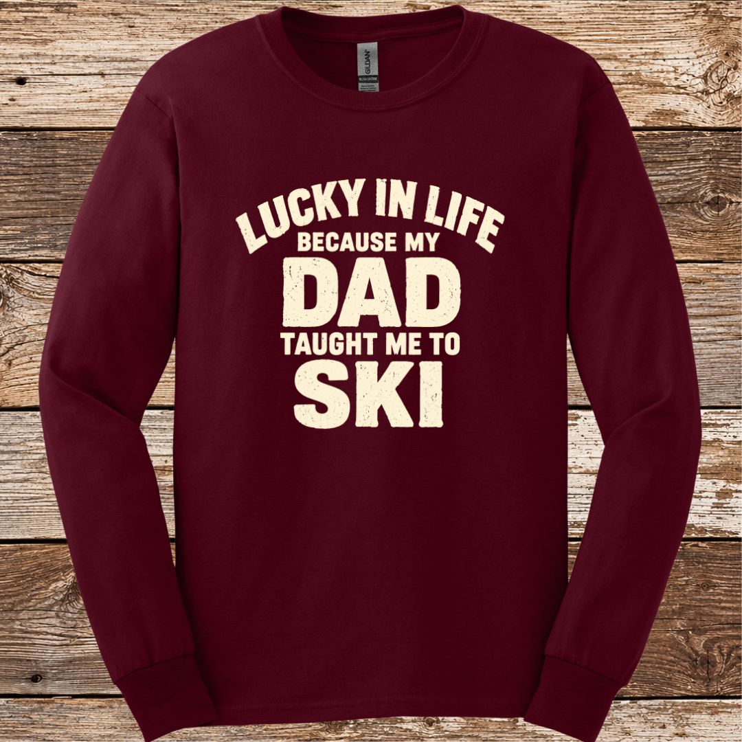 Lucky In Life Dad Long Sleeve
