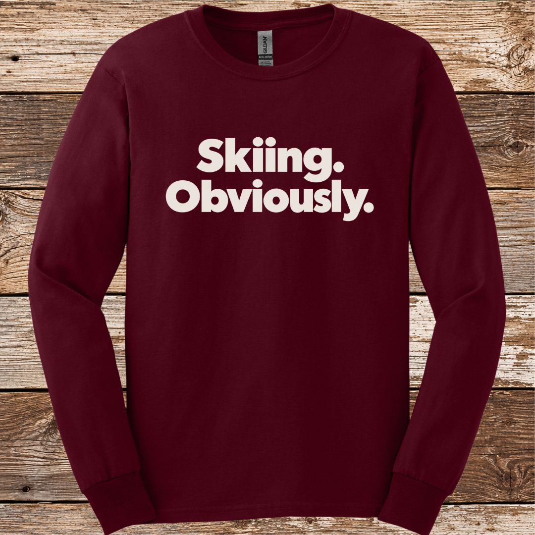 Skiing Obviously Long Sleeve