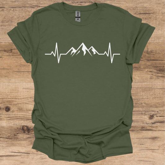Heartbeat Mountains T-Shirt