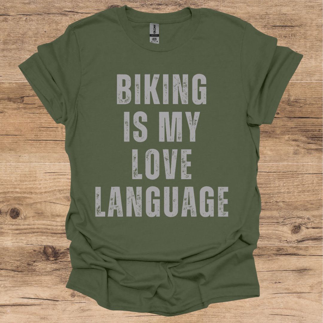 Biking_Love Language T-Shirt