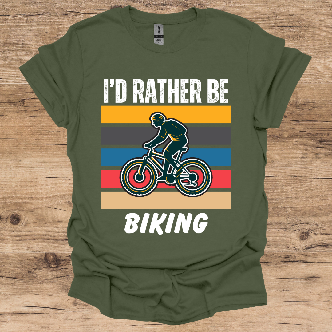 I'd Rather Be Biking T-Shirt